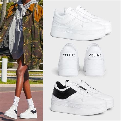 celine platform wedge|celine block shoes.